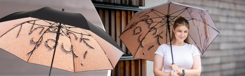 1193 Parasol długi FARE Impressions Plaża Thank you