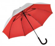 Parasol 7119-srebrno-czerwony