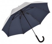 Parasol 7119-srebrno-granatowy