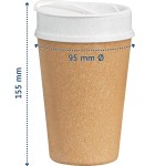 95029 Zestaw prezentowy FARE OkoBrella To Go parasol biały kubek 3