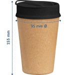 95029 Zestaw prezentowy FARE OkoBrella To Go parasol czarny kubek 3